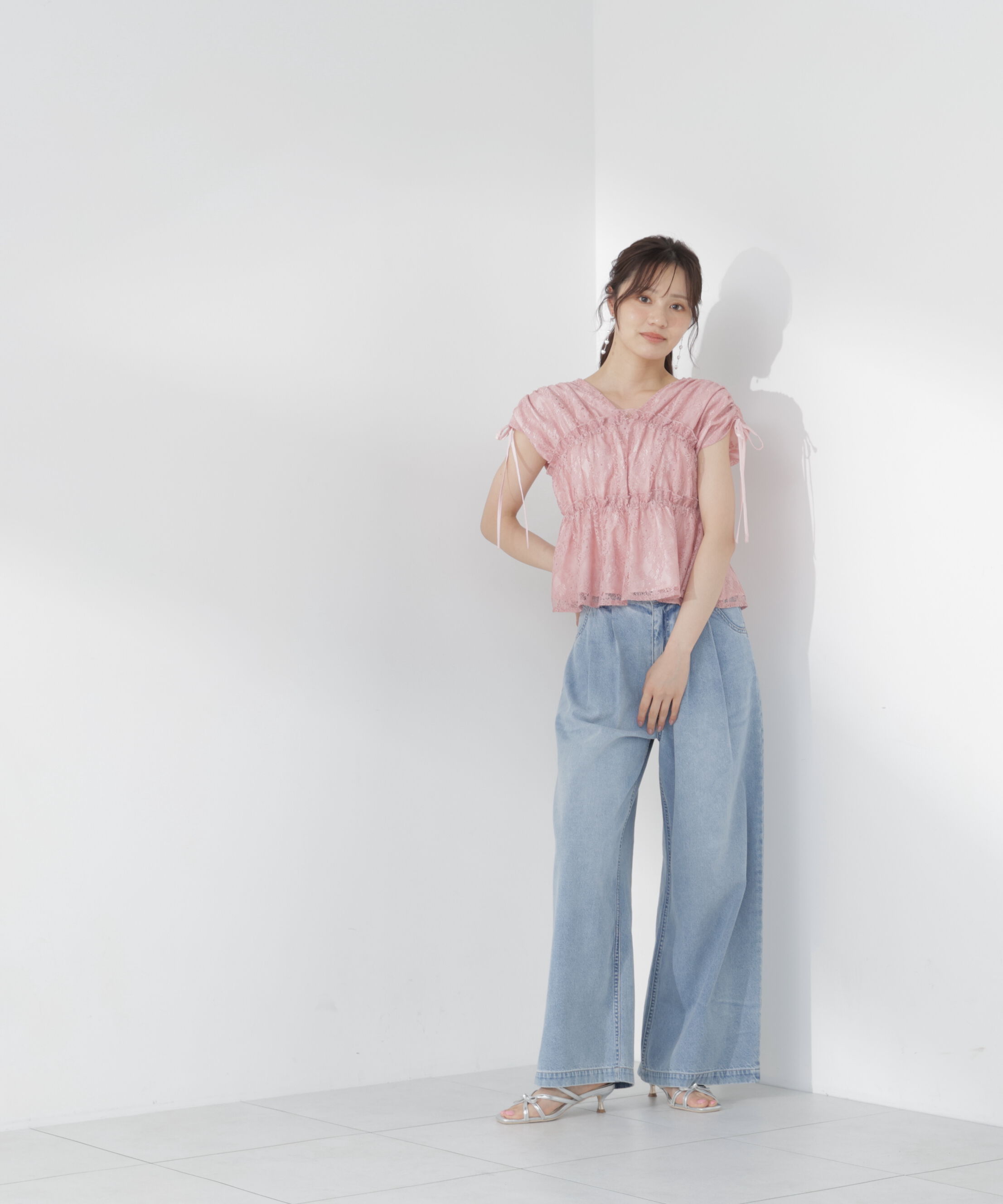 PROPORTION BODY DRESSING「〈a/mie〉ハイウエストタックバギーパンツ 26SS」|その他|