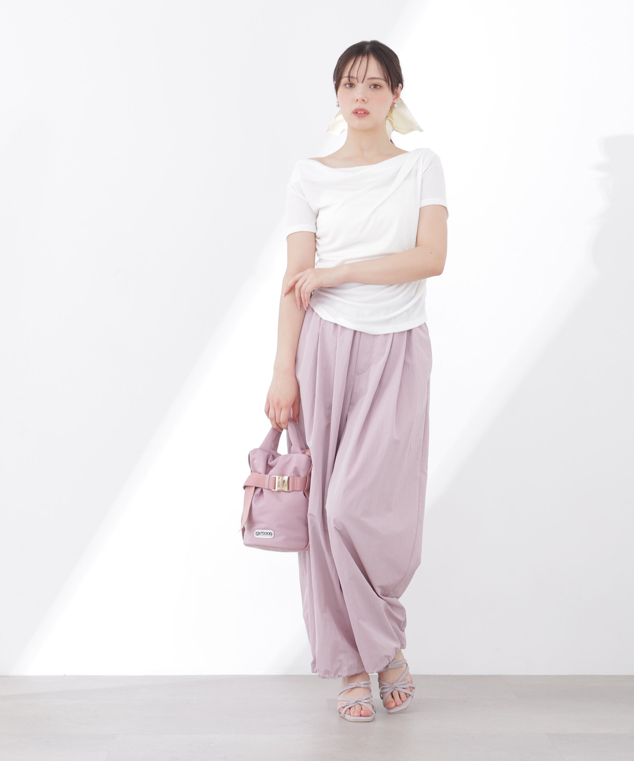 PROPORTION BODY DRESSING「〈a/mie〉アシメドレーププルオーバー」|Tシャツ・カットソー|