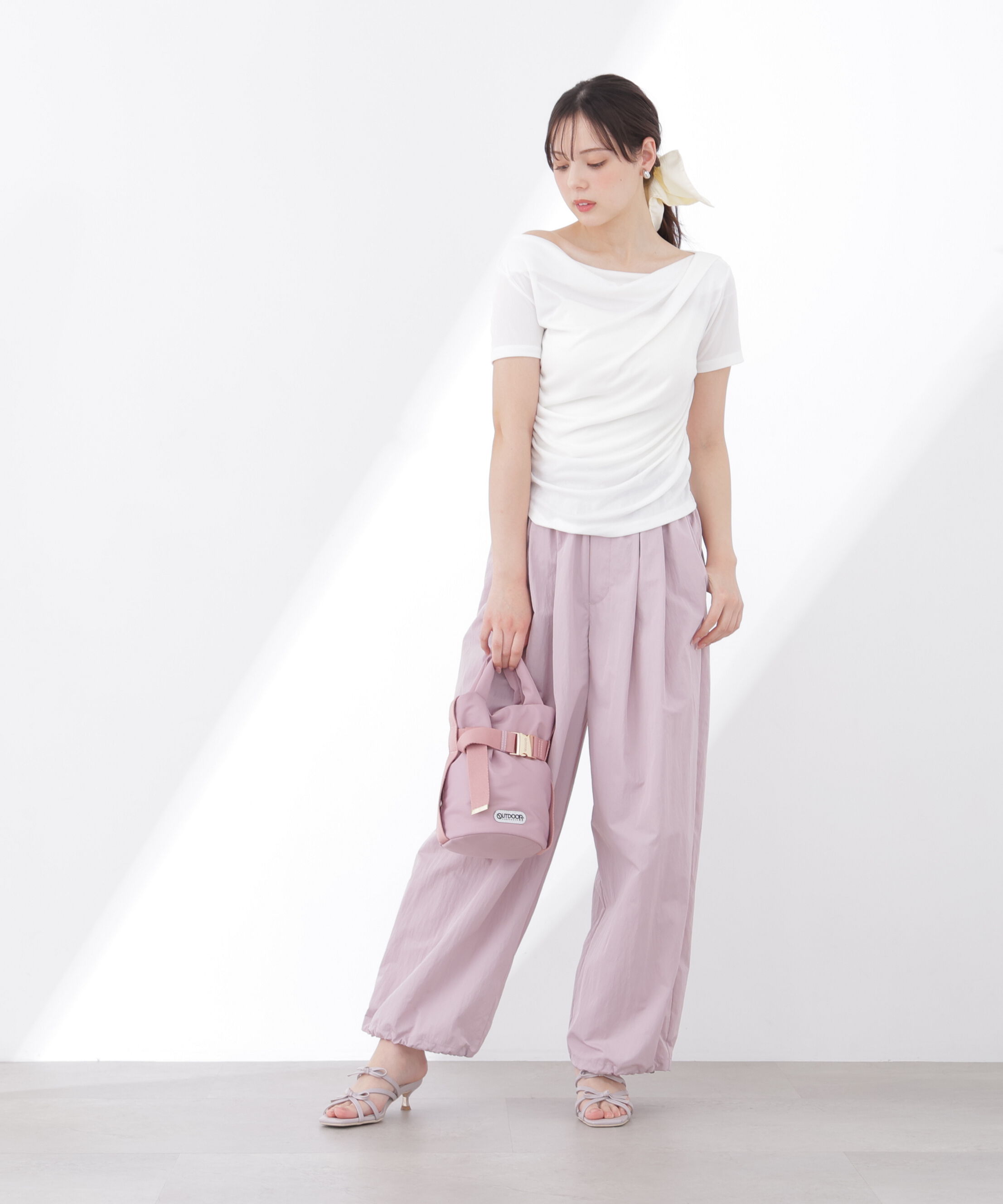 PROPORTION BODY DRESSING「〈a/mie〉アシメドレーププルオーバー」|Tシャツ・カットソー|
