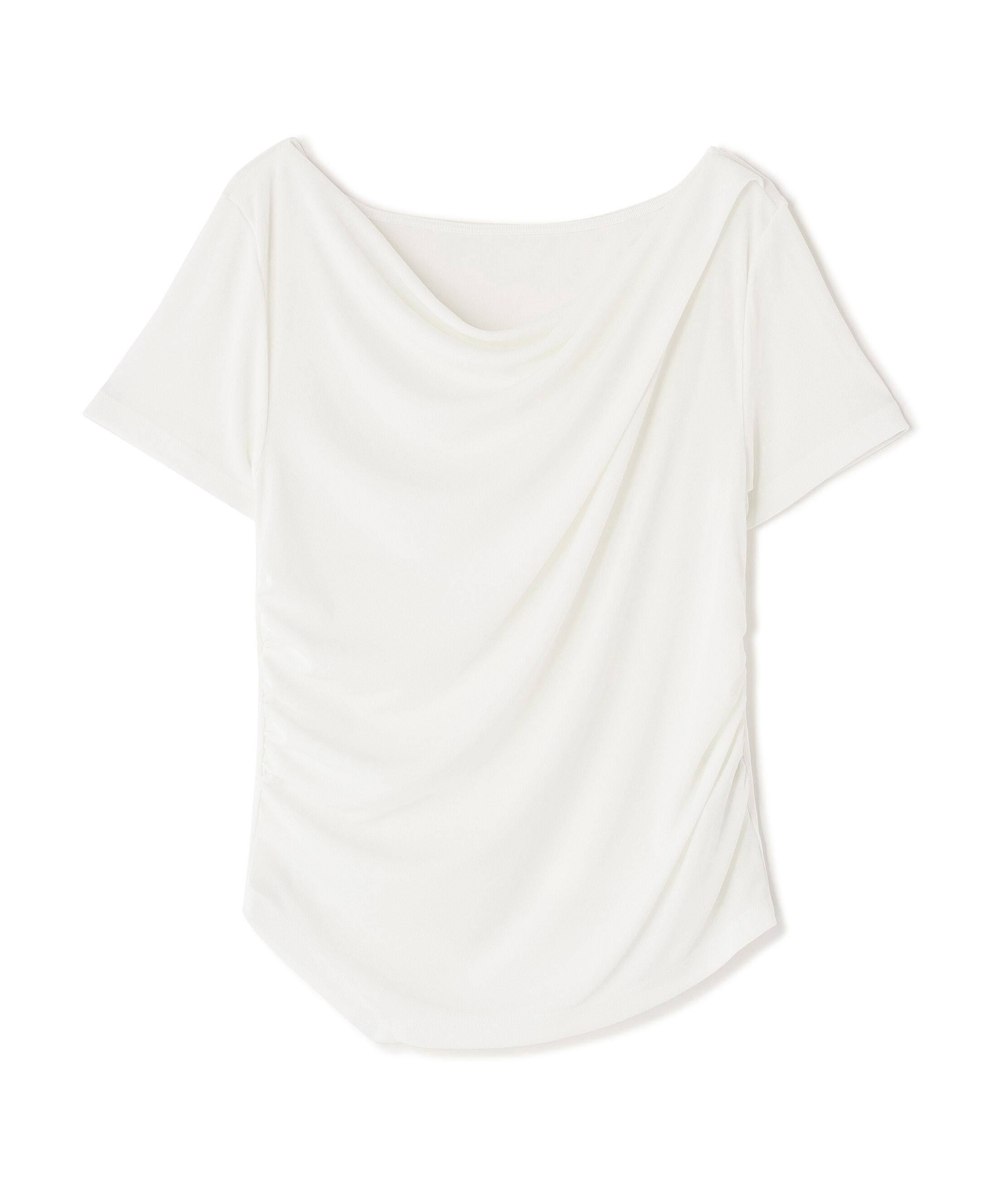 PROPORTION BODY DRESSING「〈a/mie〉アシメドレーププルオーバー」|Tシャツ・カットソー|
