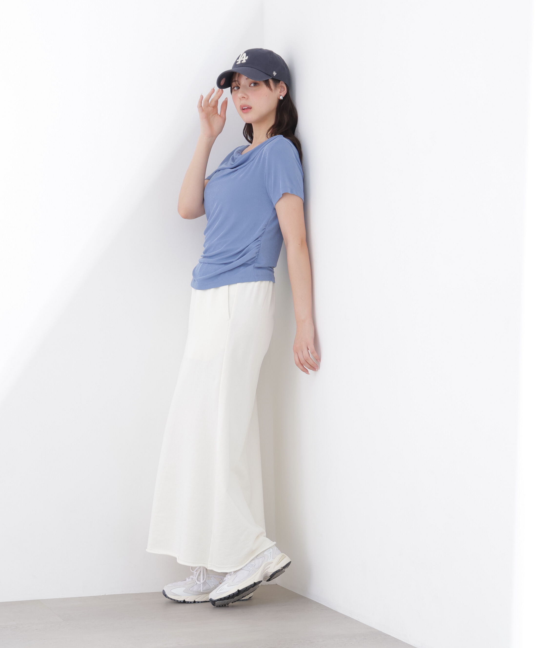 PROPORTION BODY DRESSING「〈a/mie〉アシメドレーププルオーバー」|Tシャツ・カットソー|
