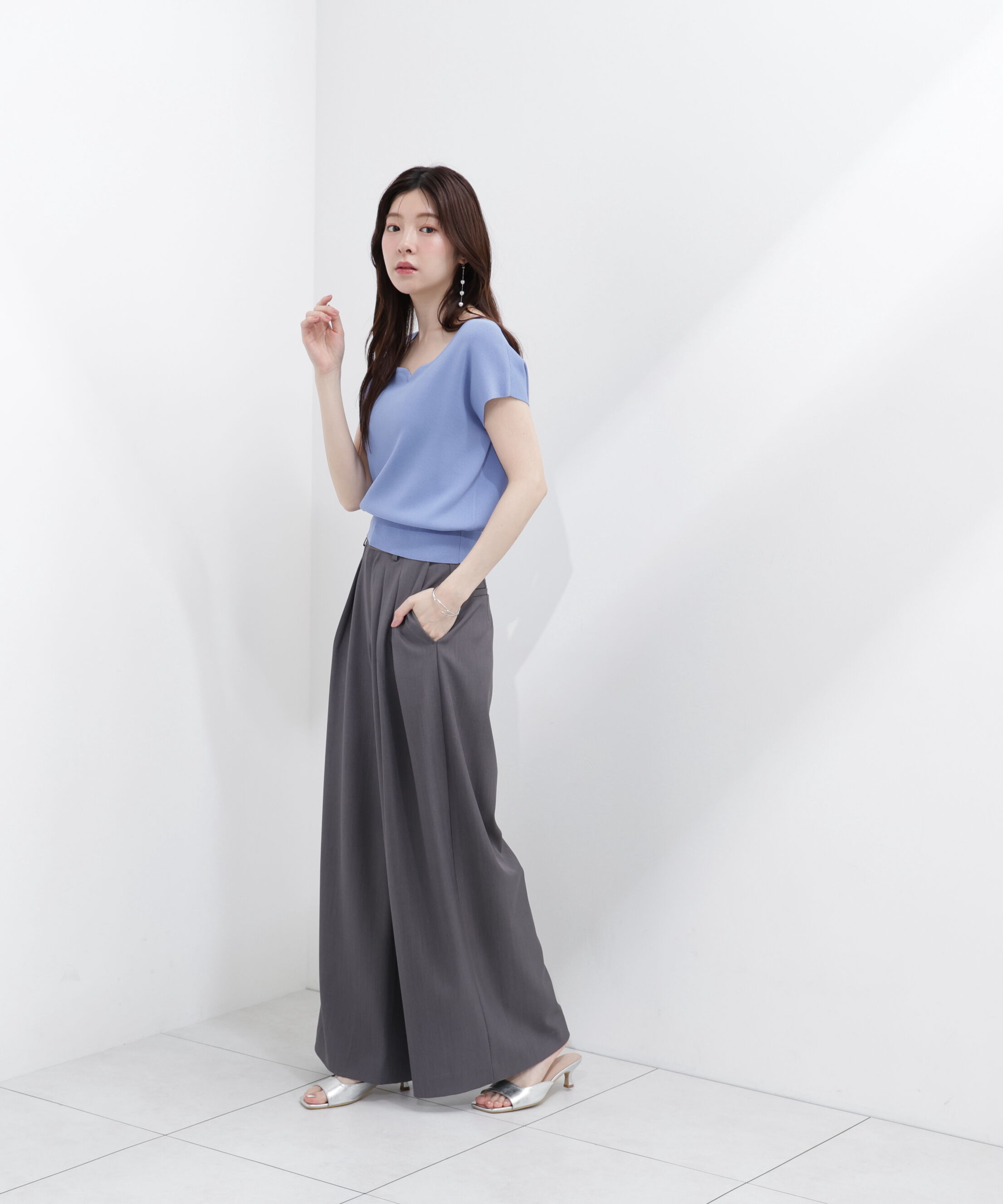 PROPORTION BODY DRESSING「〈a/mie〉エアリーワイドパンツ26SS」|その他|