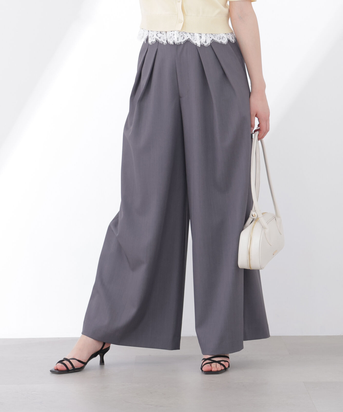 PROPORTION BODY DRESSING「〈a/mie〉エアリーワイドパンツ26SS」|その他|