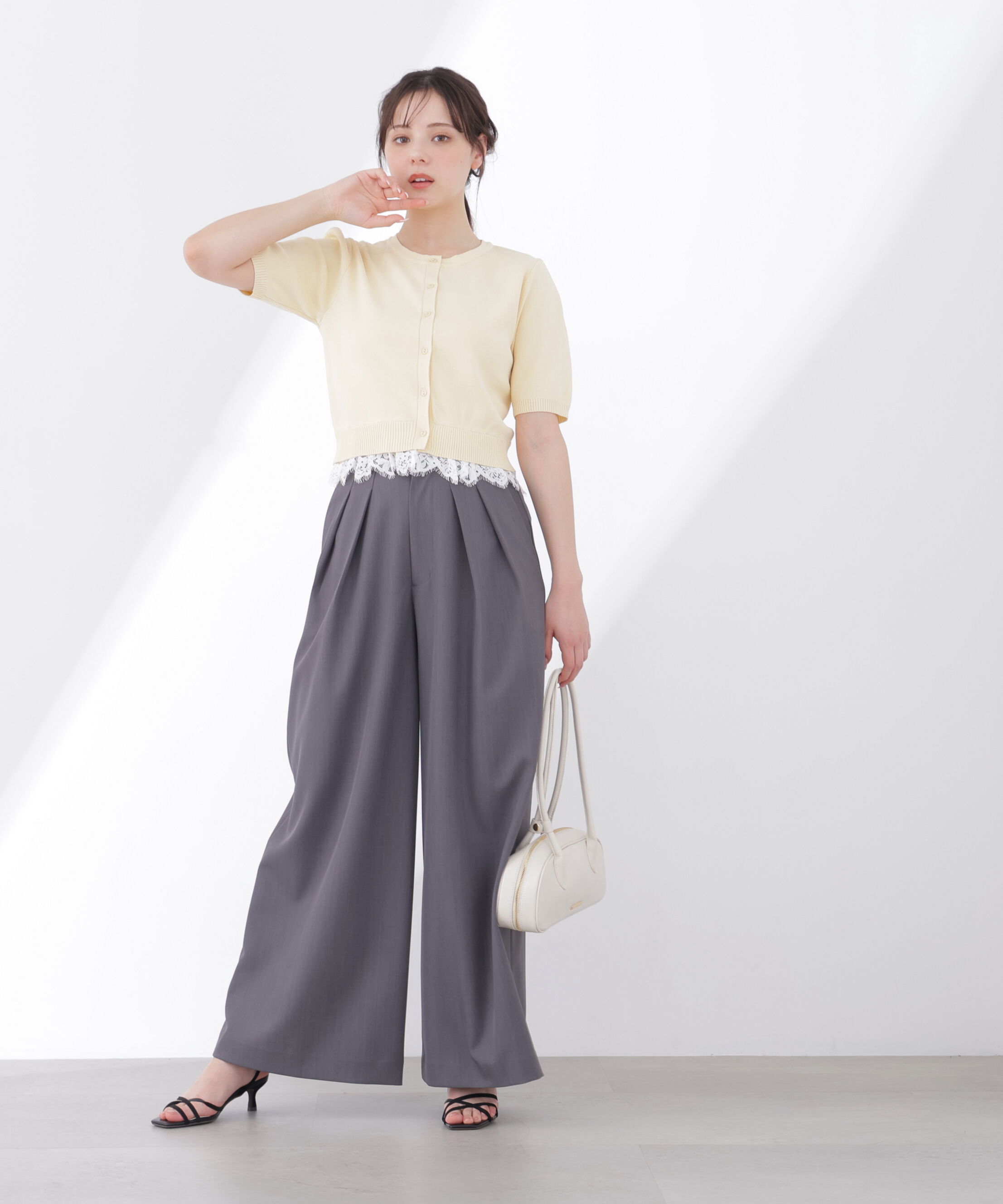 PROPORTION BODY DRESSING「〈a/mie〉エアリーワイドパンツ26SS」|その他|