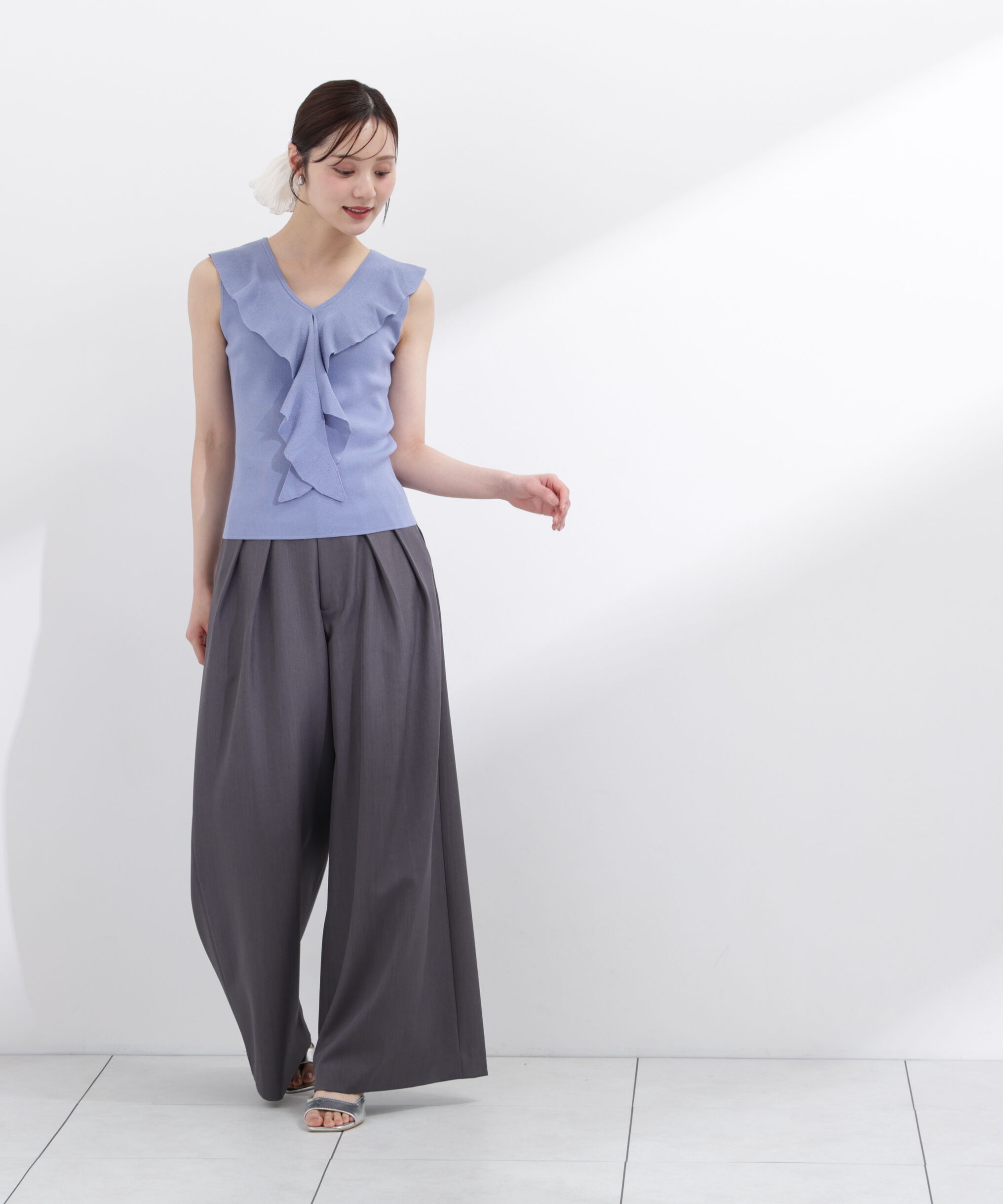 PROPORTION BODY DRESSING「〈a/mie〉エアリーワイドパンツ26SS」|その他|