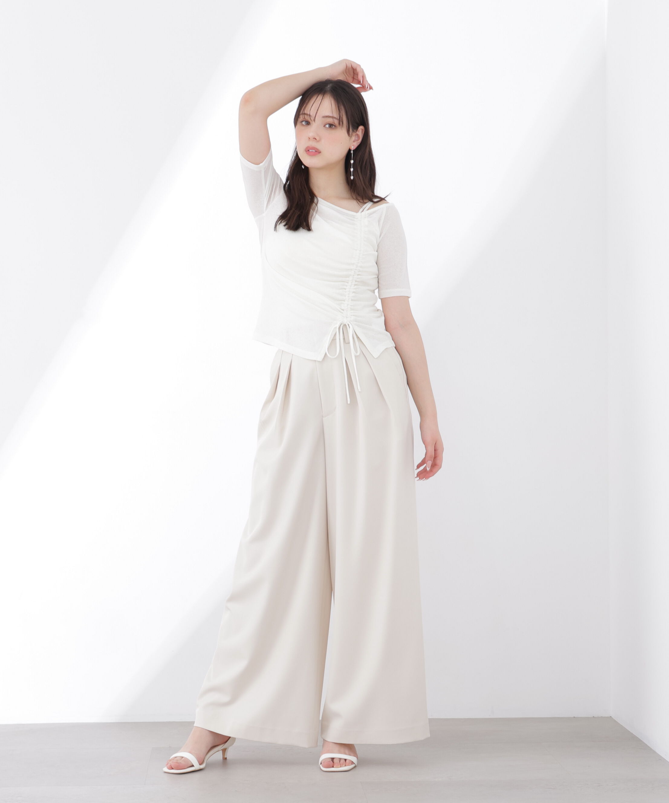 PROPORTION BODY DRESSING「〈a/mie〉エアリーワイドパンツ26SS」|その他|