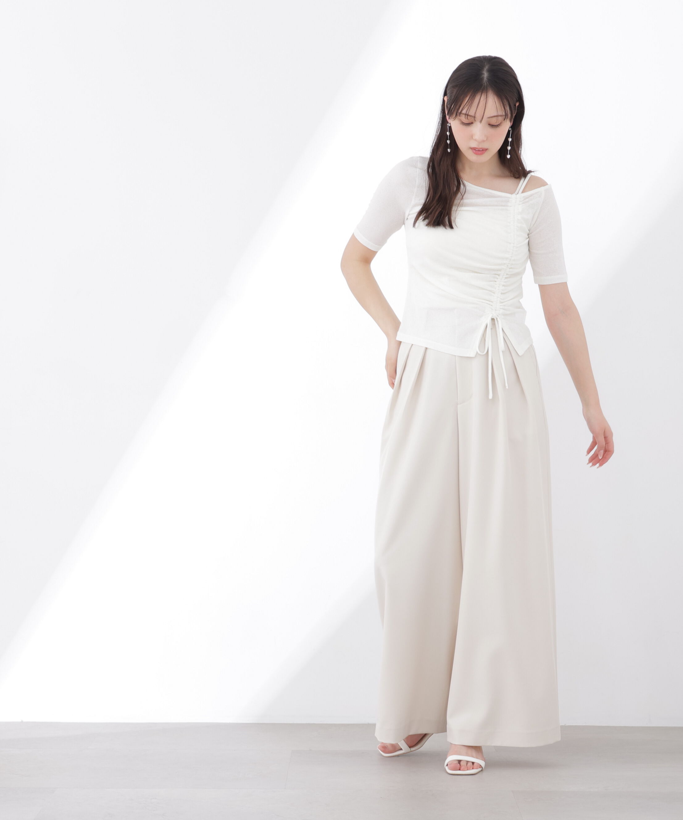 PROPORTION BODY DRESSING「〈a/mie〉エアリーワイドパンツ26SS」|その他|