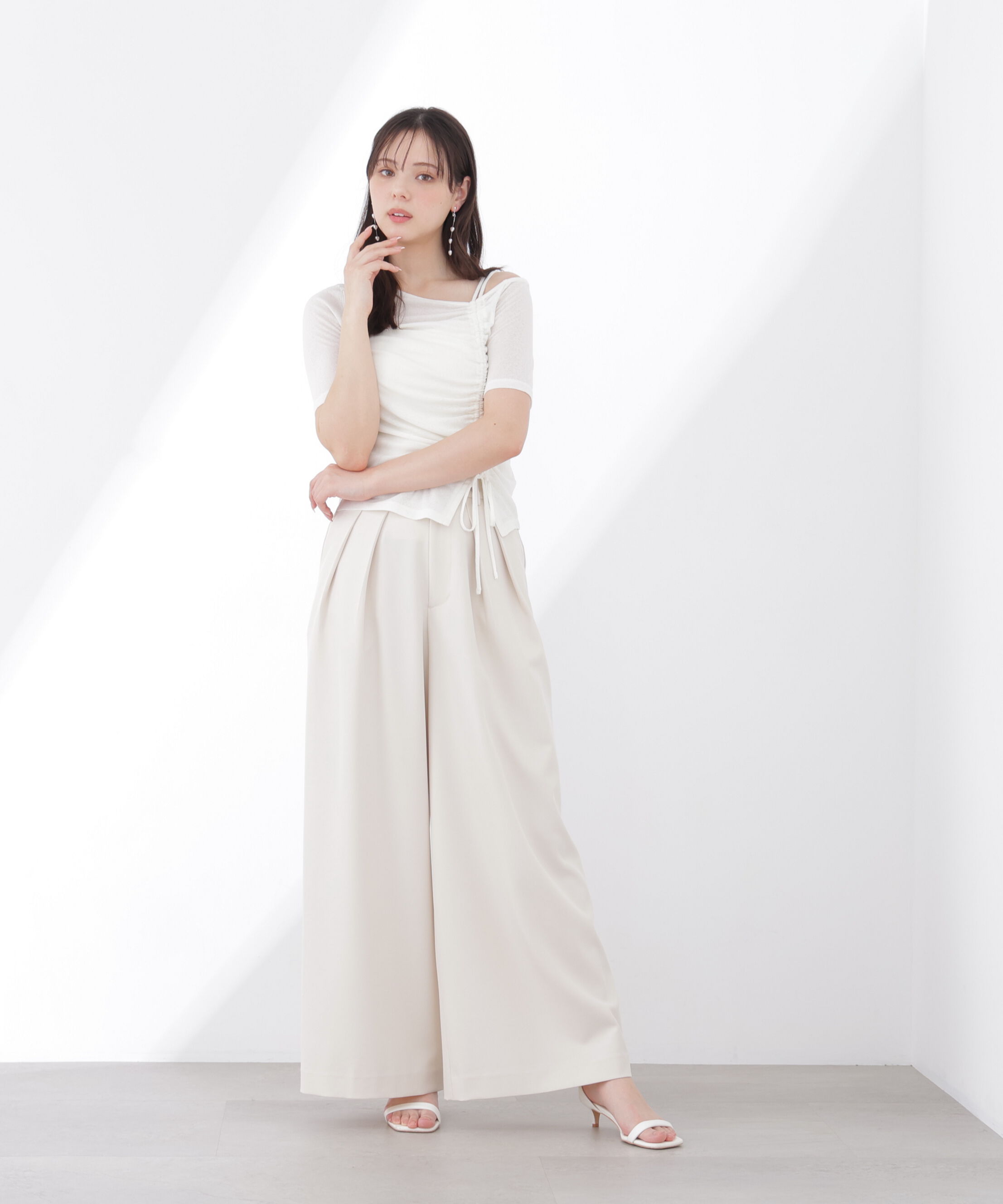 PROPORTION BODY DRESSING「〈a/mie〉エアリーワイドパンツ26SS」|その他|