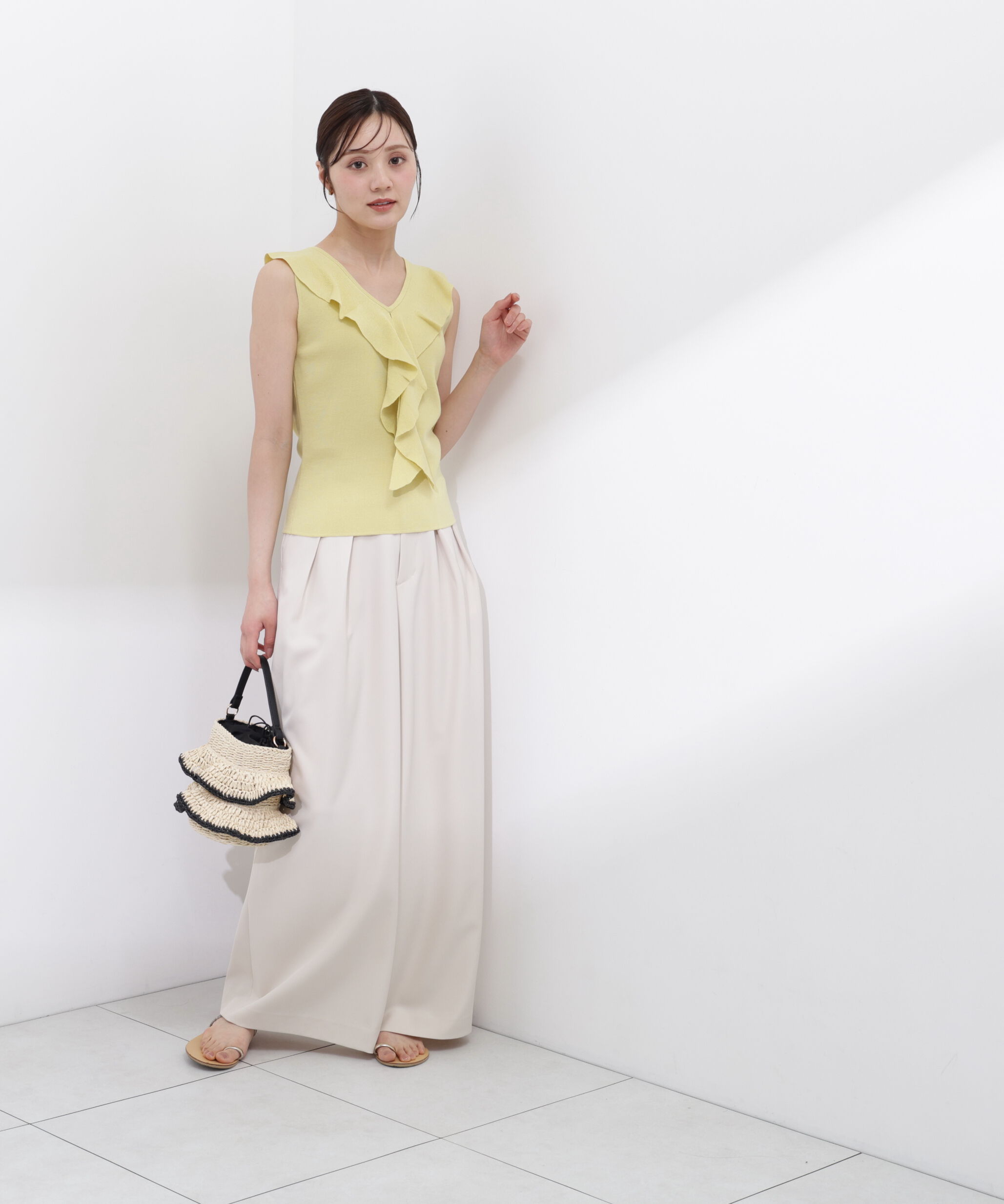 PROPORTION BODY DRESSING「〈a/mie〉エアリーワイドパンツ26SS」|その他|