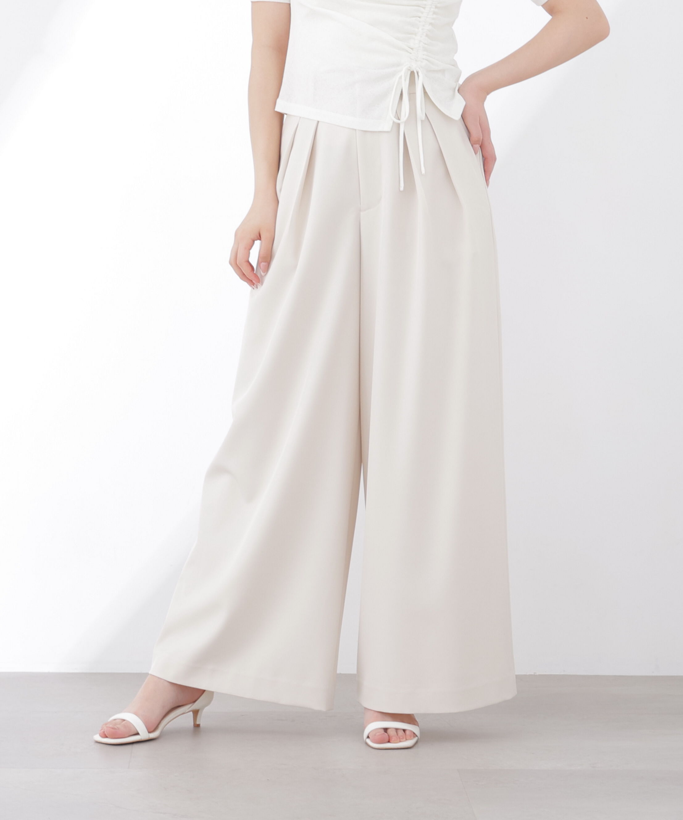 PROPORTION BODY DRESSING「〈a/mie〉エアリーワイドパンツ26SS」|その他|