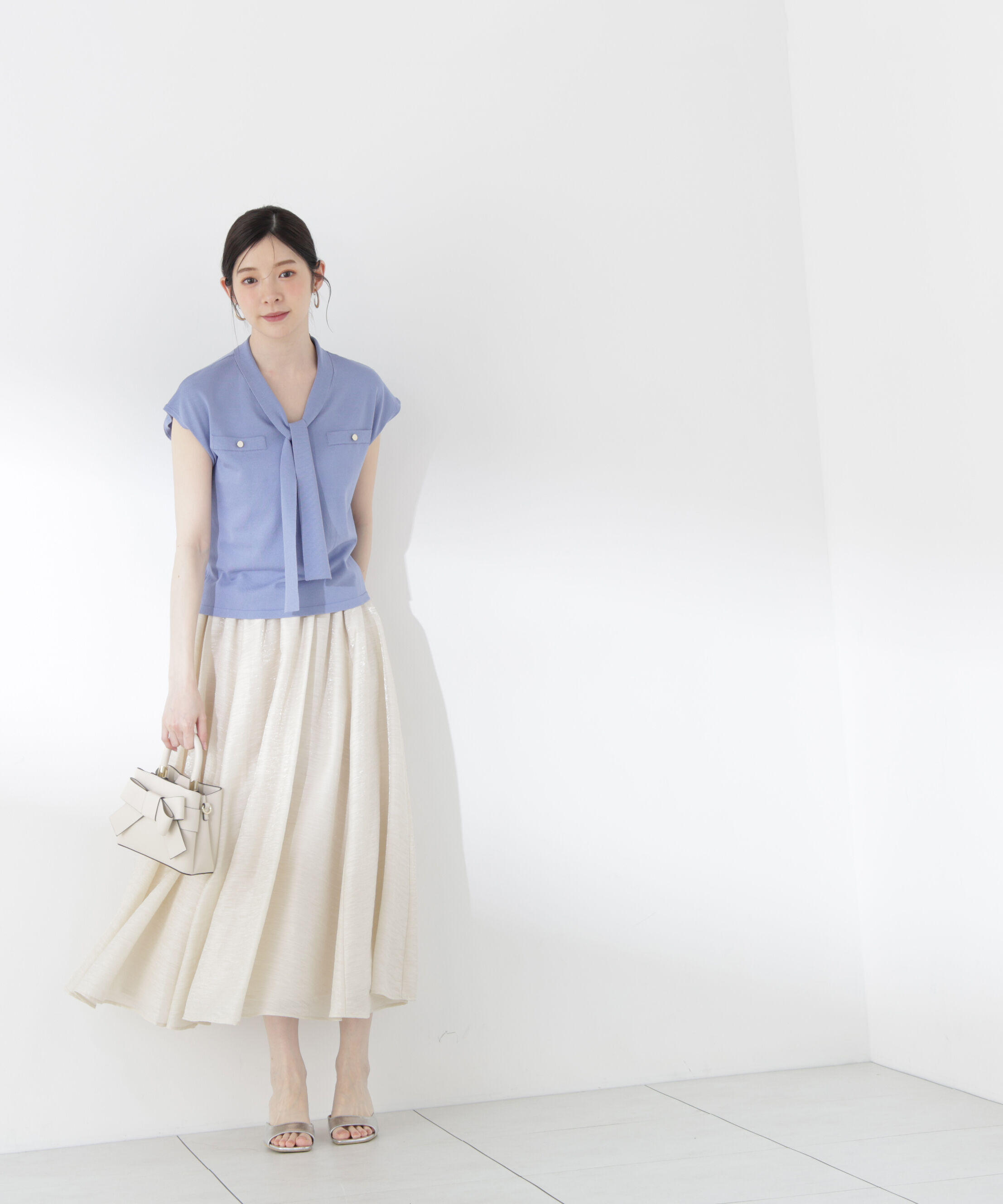 PROPORTION BODY DRESSING「ニュアンスサテンシャイニースカート」|スカート|