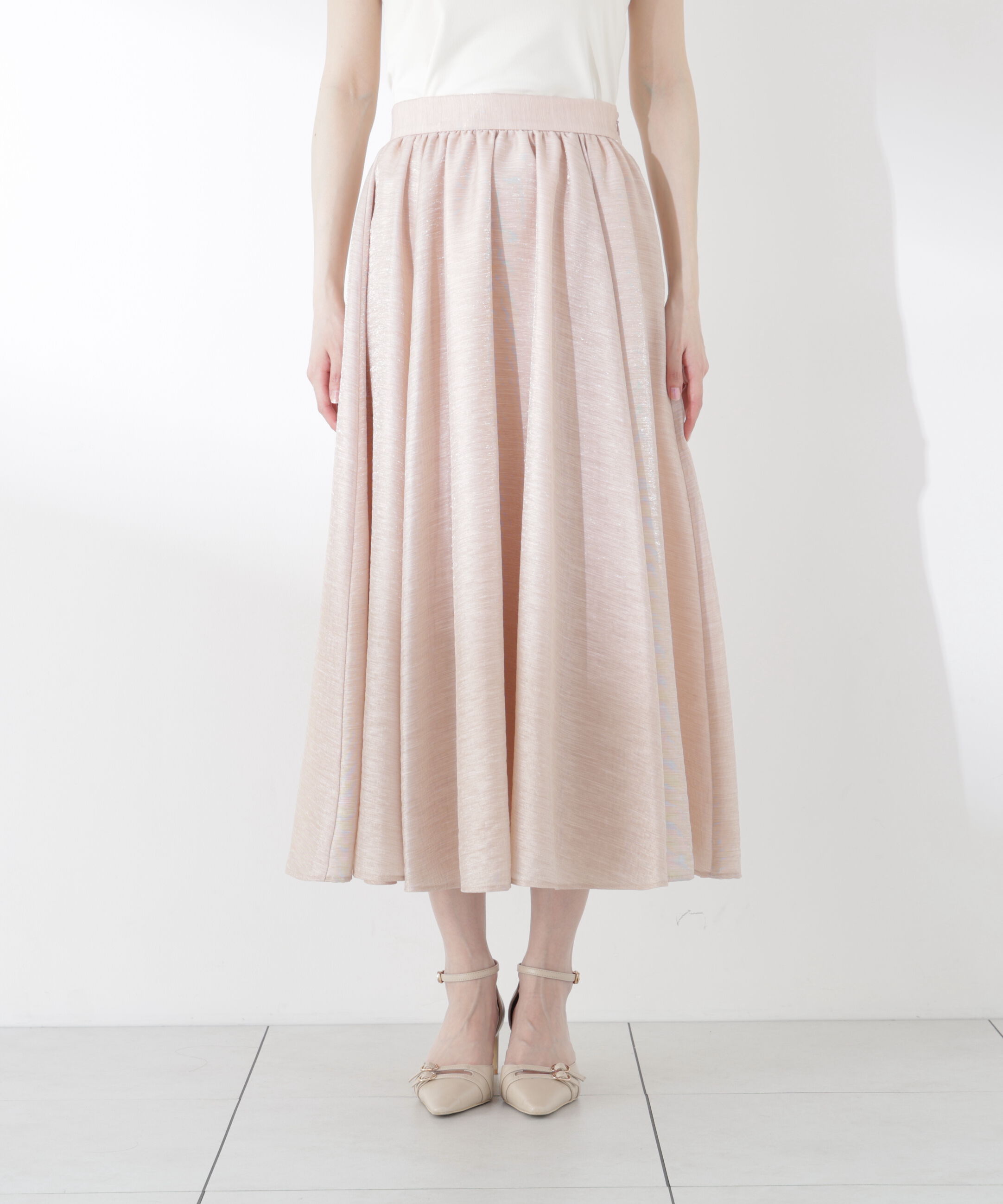 PROPORTION BODY DRESSING「ニュアンスサテンシャイニースカート」|スカート|