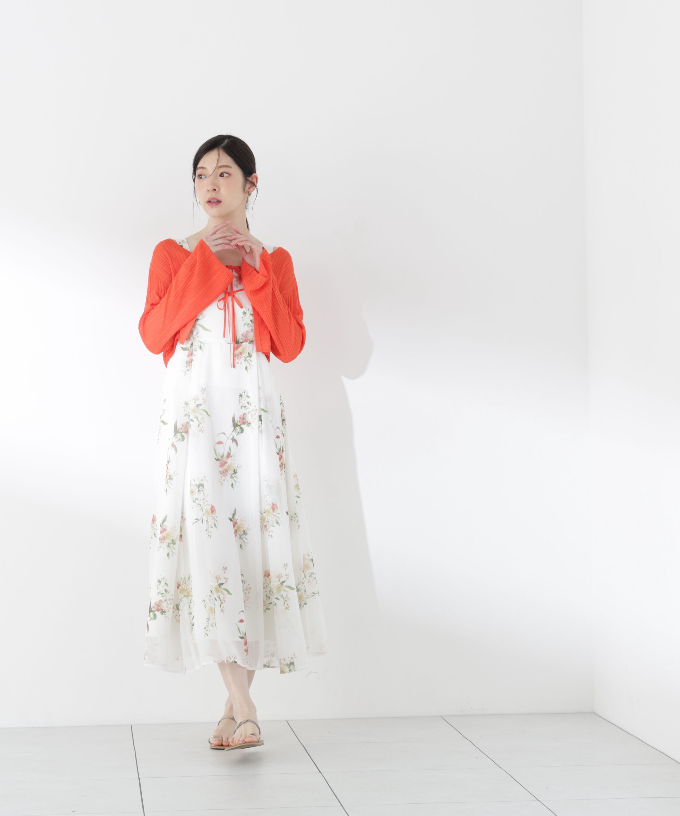 PROPORTION BODY DRESSING「＜中川紅葉さん着用＞シアーリブカーディガン」|カーディガン|
