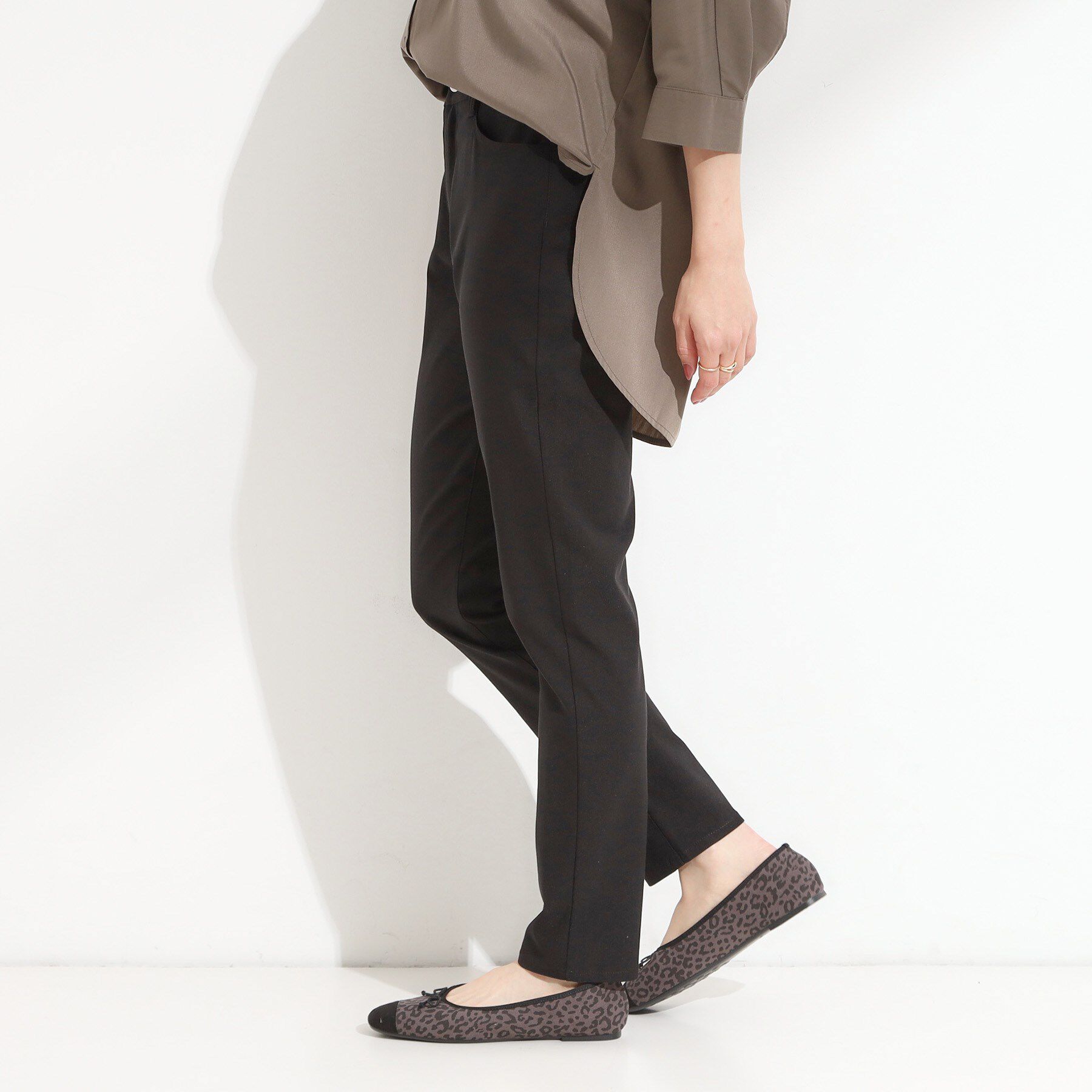 SHOO･LA･RUE「【S-LL/洗濯機可】ぐんぐん伸びる ハイパースキニーパンツ」|その他|