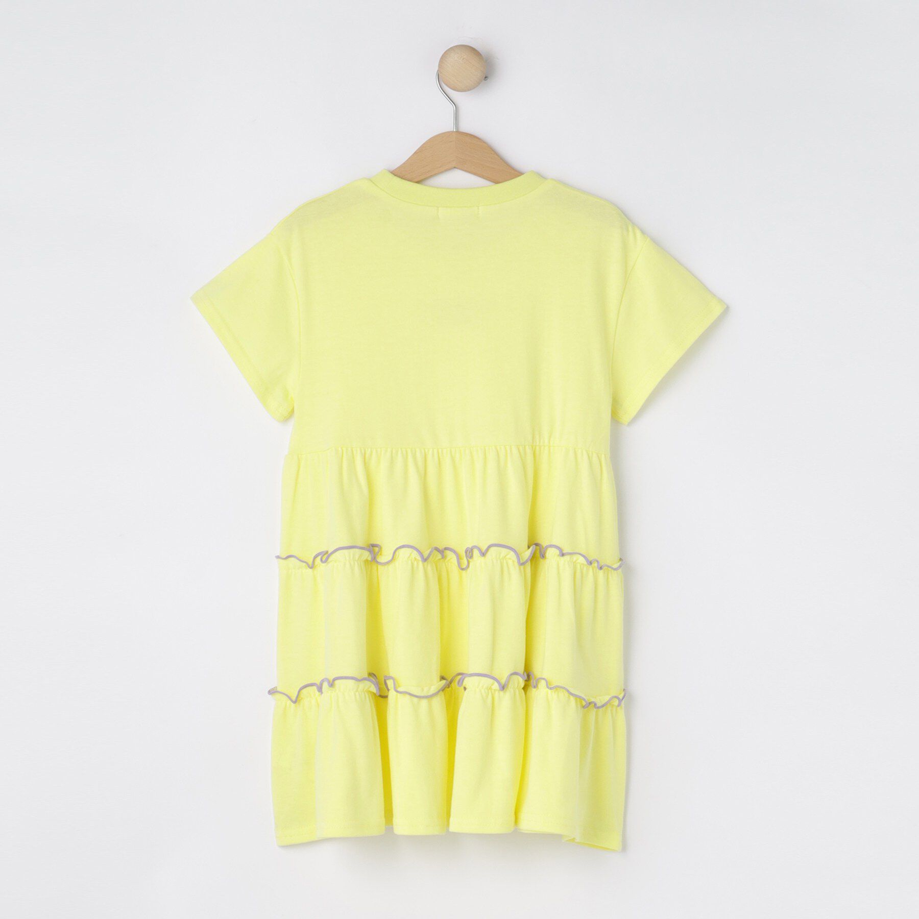 SHOO･LA･RUE「【100-150cm】配色メローティアードワンピース」|ワンピース|