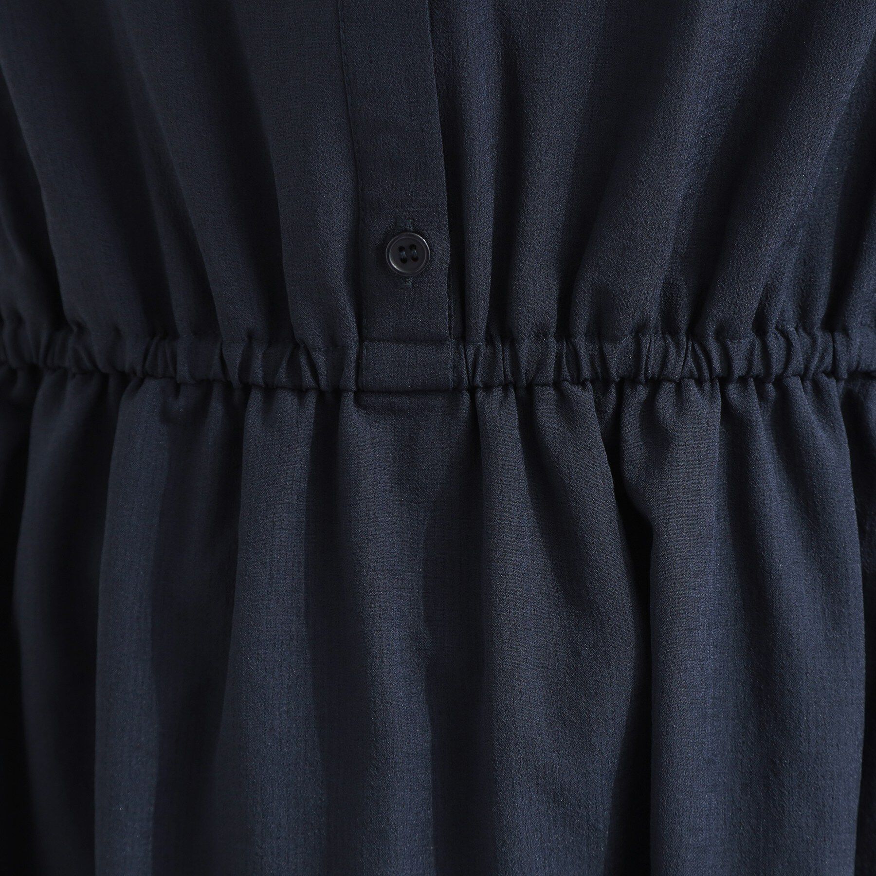 SHOO･LA･RUE「【ひんやり/UV/吸水速乾/洗濯機可】通気性〇 ギャザーリボンワンピース」|ワンピース|