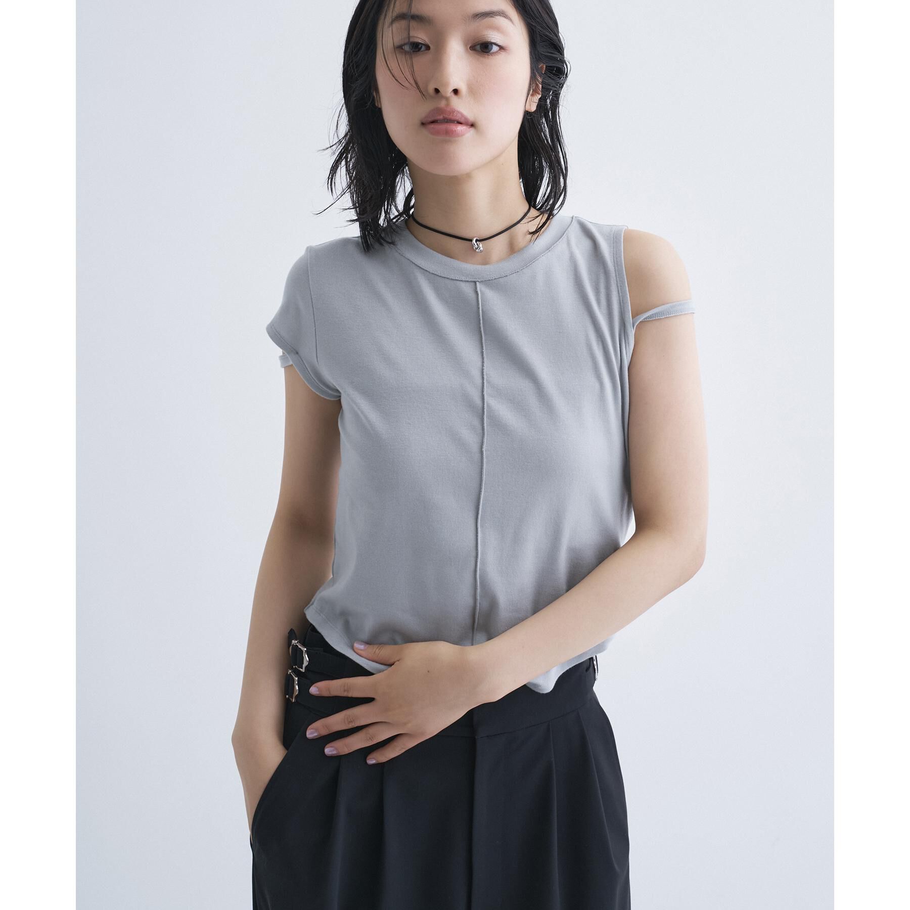 CODE A「compact edge tee」|Tシャツ・カットソー|ブルー(091)