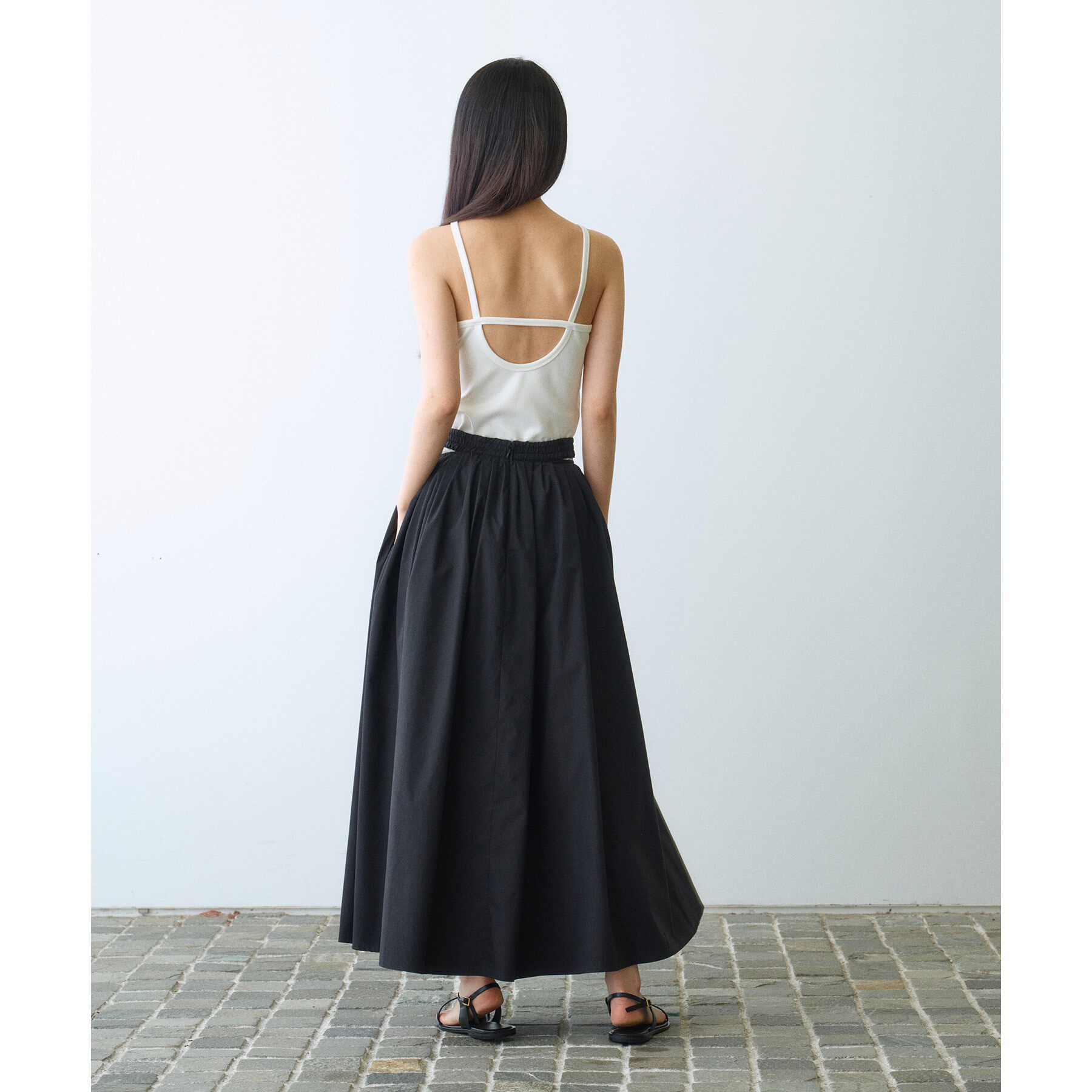CODE A「side slit volume skirt」|スカート|