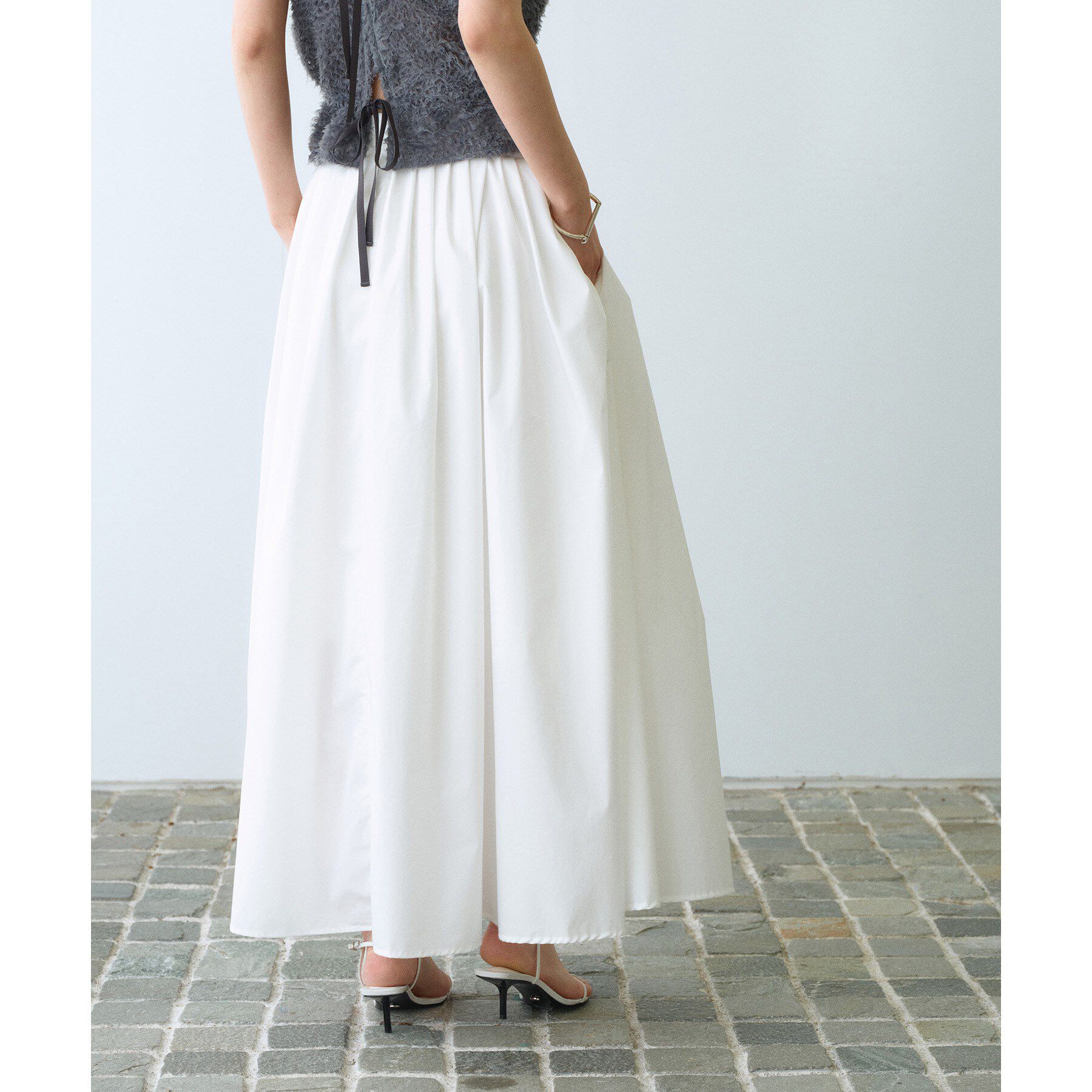 CODE A「side slit volume skirt」|スカート|
