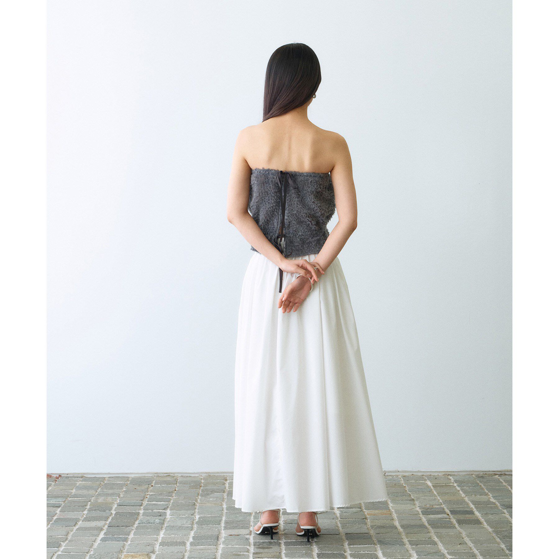 CODE A「side slit volume skirt」|スカート|