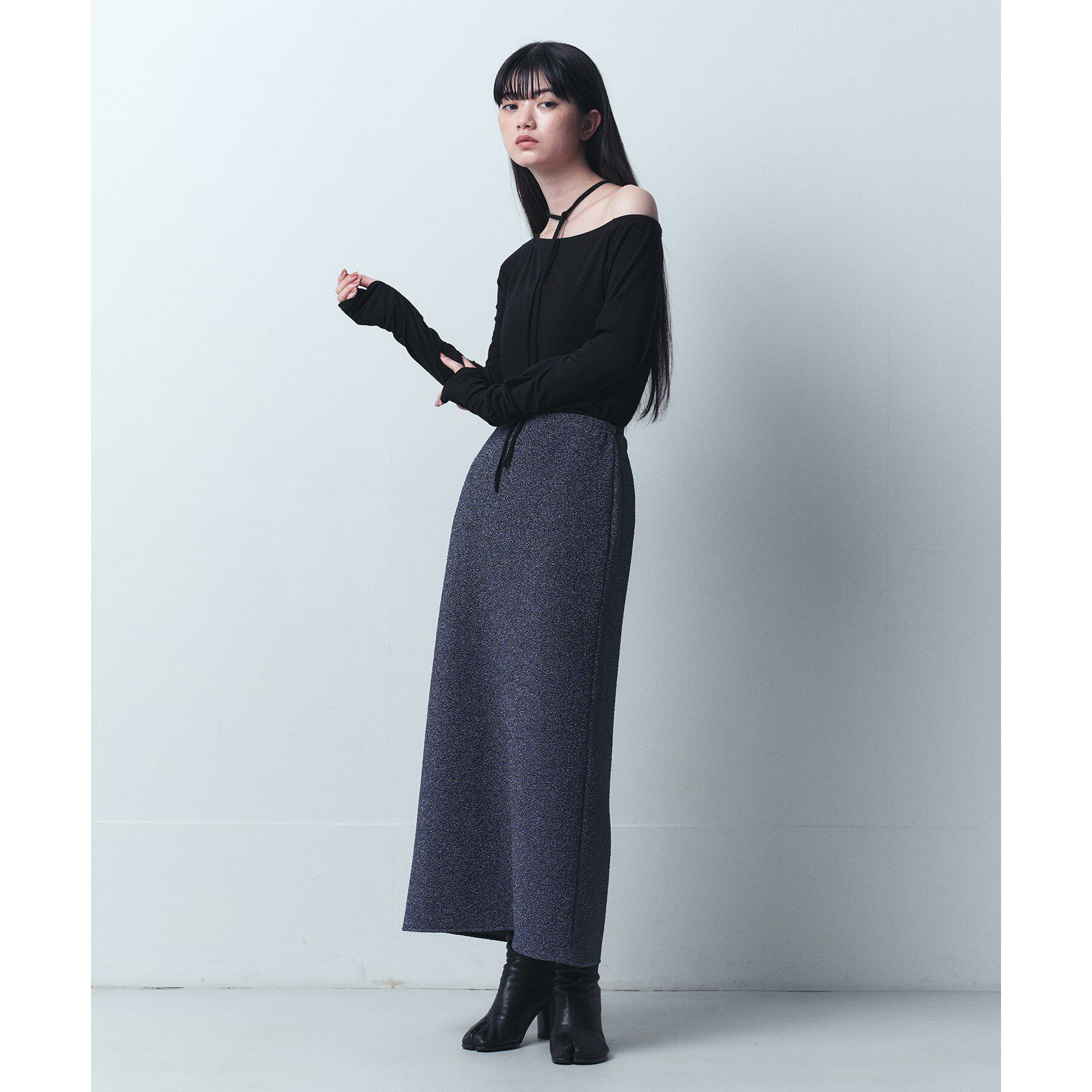 CODE A「off－shoulder jersey top」|Tシャツ・カットソー|