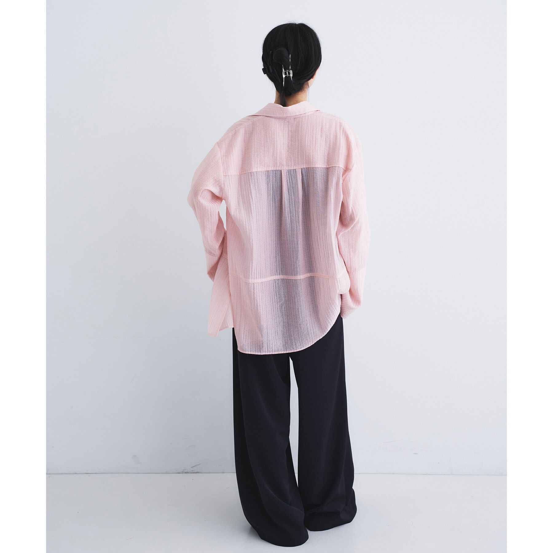 CODE A「point neck ribbon shirts」|シャツ・ブラウス|