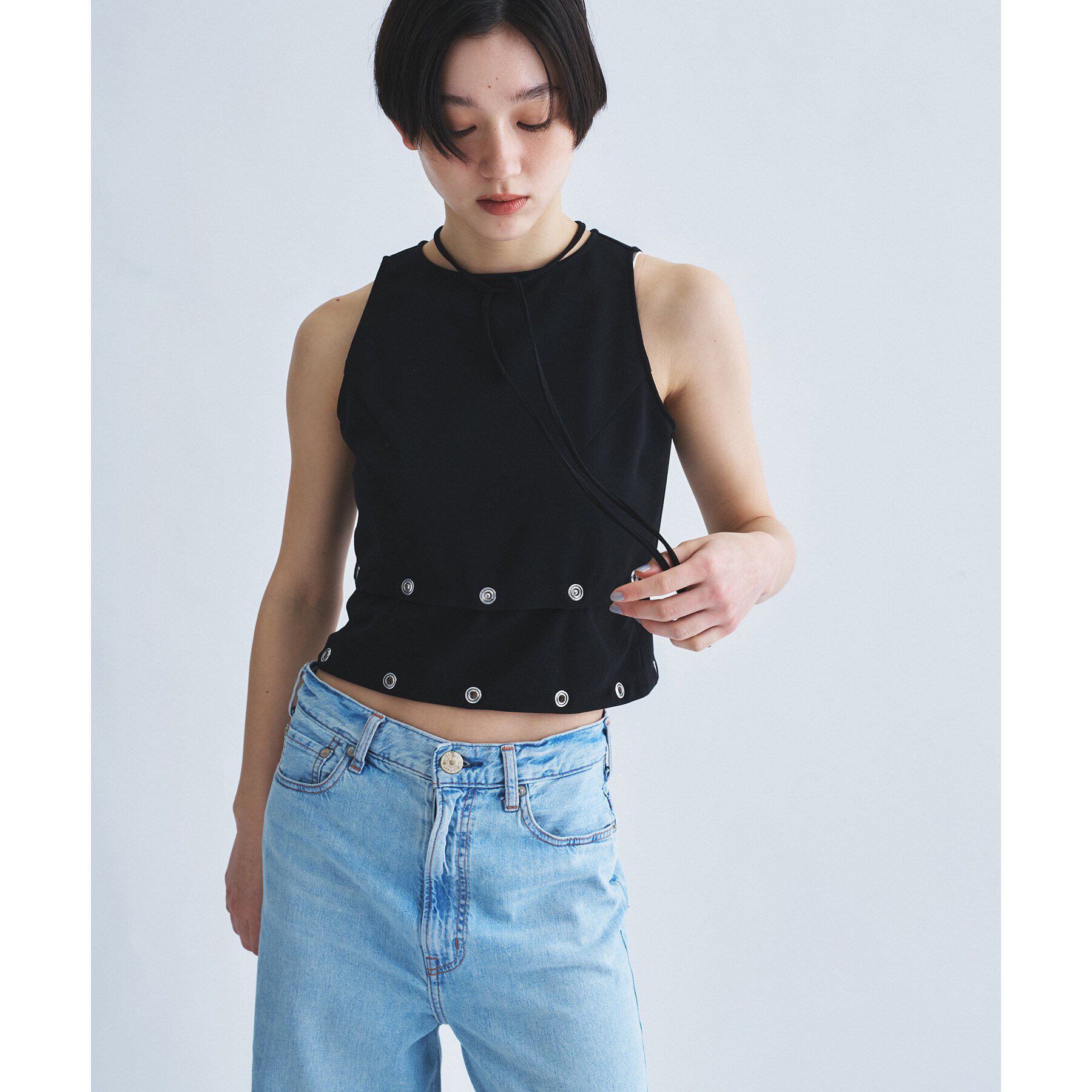 CODE A「modular split dress」|ワンピース|