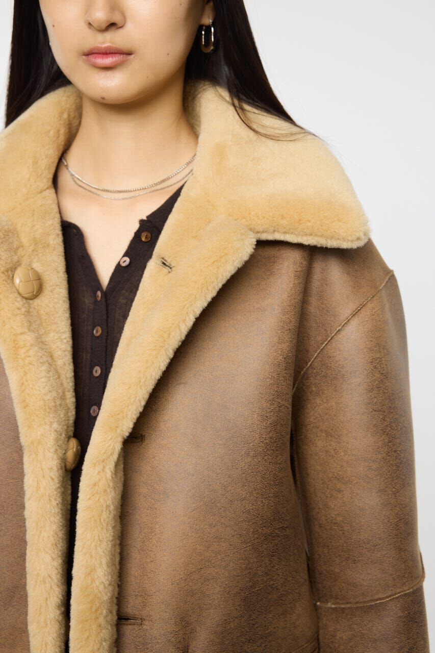 MOUSSY「SHEARLING OVER MIDDLE ジャケット」|その他|