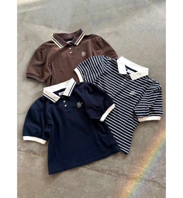 CALNAMUR「コンパクトポロカットソー」|Tシャツ・カットソー|