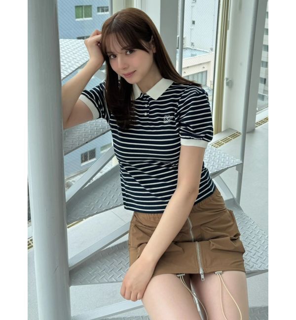 CALNAMUR「コンパクトポロカットソー」|Tシャツ・カットソー|