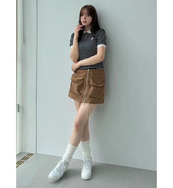 CALNAMUR「コンパクトポロカットソー」|Tシャツ・カットソー|
