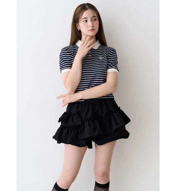 CALNAMUR「コンパクトポロカットソー」|Tシャツ・カットソー|