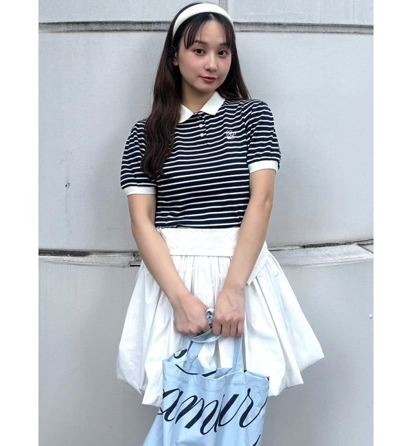 CALNAMUR「コンパクトポロカットソー」|Tシャツ・カットソー|