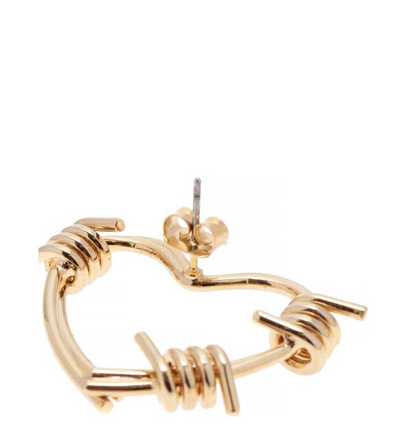 EVRIS「HEART MOTIF HOOP ピアス」|ピアス|