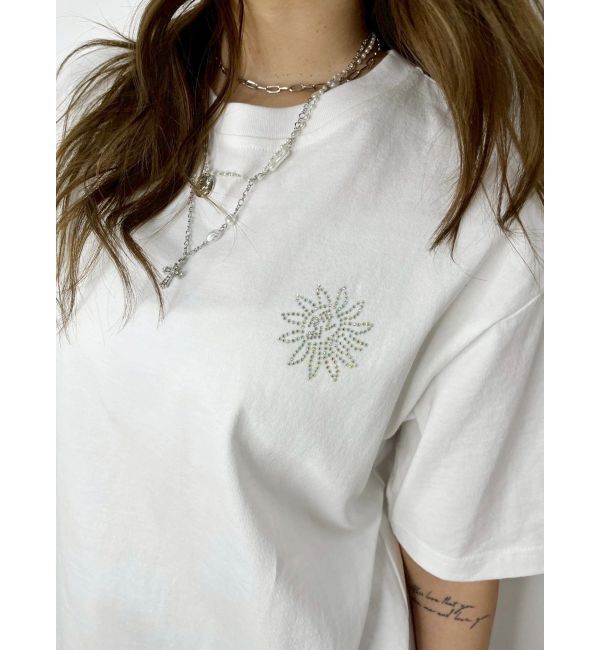 EVRIS「ラインストーングラフィック BIG Tシャツ」|Tシャツ・カットソー|