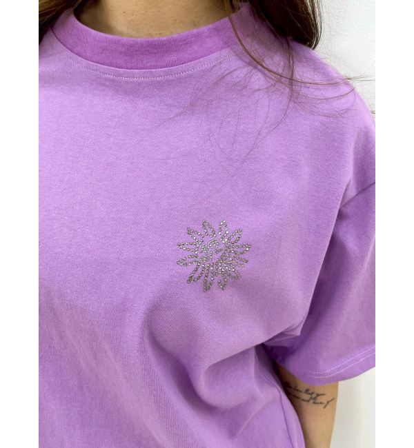EVRIS「ラインストーングラフィック BIG Tシャツ」|Tシャツ・カットソー|