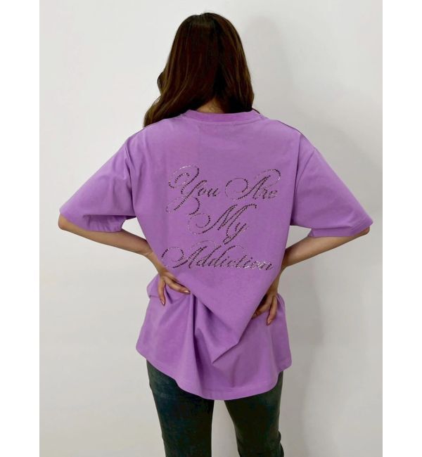 EVRIS「ラインストーングラフィック BIG Tシャツ」|Tシャツ・カットソー|