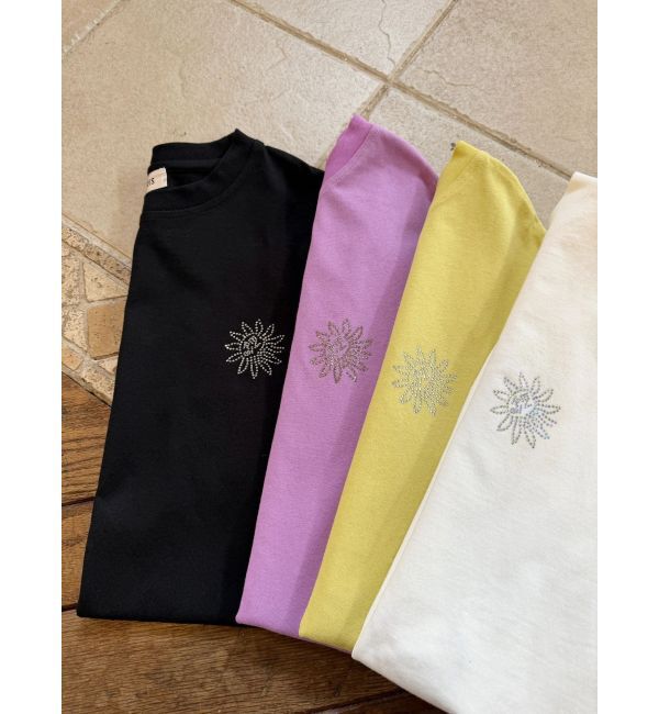 EVRIS「ラインストーングラフィック BIG Tシャツ」|Tシャツ・カットソー|