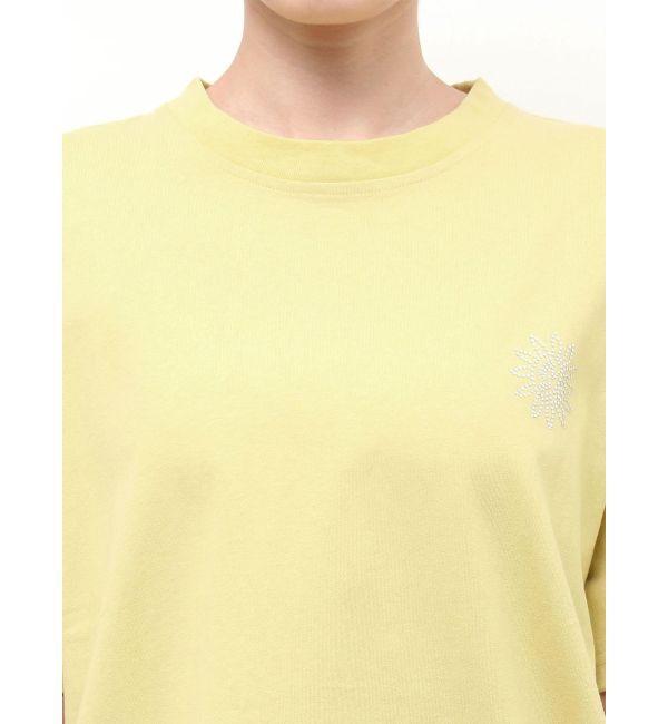 EVRIS「ラインストーングラフィック BIG Tシャツ」|Tシャツ・カットソー|