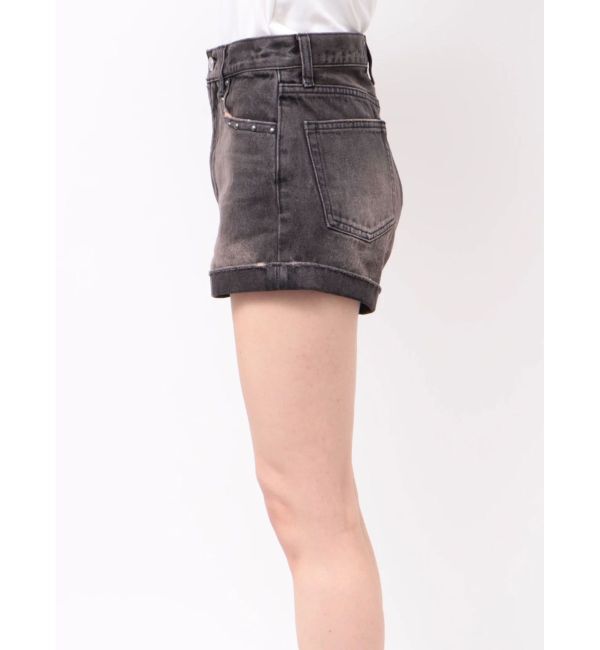 EVRIS「マイクロミニスタッズデニムショートパンツ【セットアップ着用可能】」|デニム|