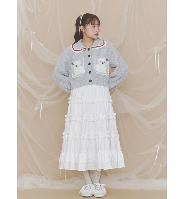 merry jenny「Frill Ballet Sneakers」|スニーカー|