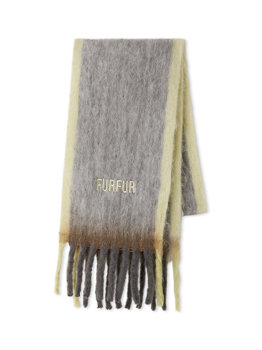 FURFUR「バイカラーマフラー」|マフラー|GRY