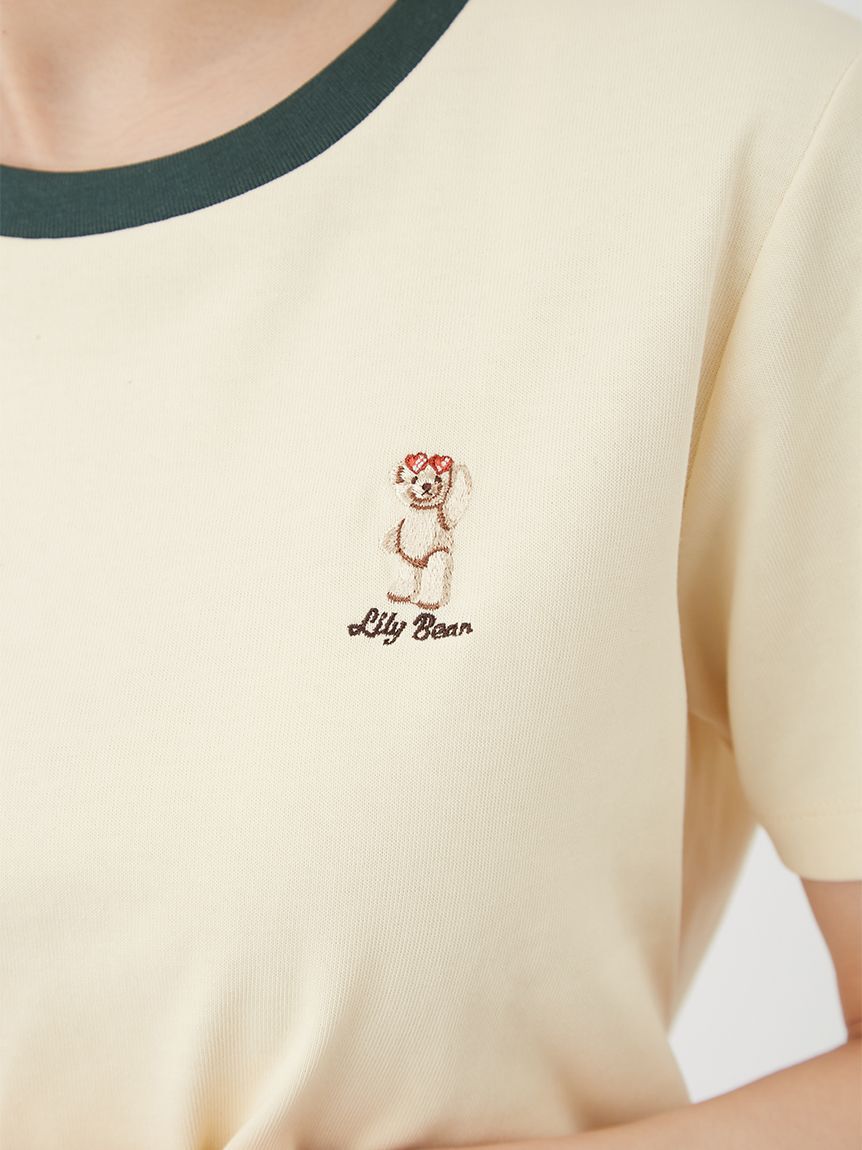 LILY BROWN「【Lily Bear】コンパクトTシャツ(接触冷感)」|Tシャツ・カットソー|