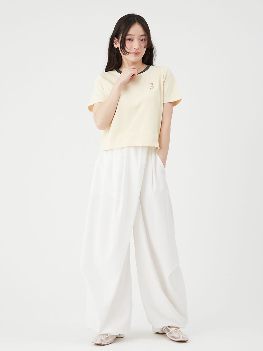 LILY BROWN「【Lily Bear】コンパクトTシャツ(接触冷感)」|Tシャツ・カットソー|