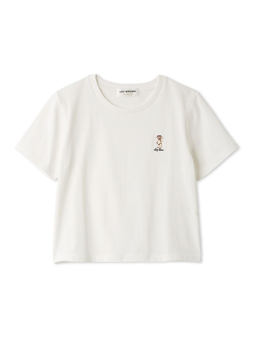 LILY BROWN「【Lily Bear】コンパクトTシャツ(接触冷感)」|Tシャツ・カットソー|