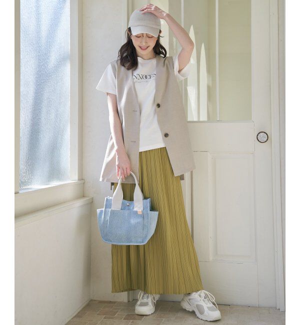 ikka「【雑誌InRed5月号掲載】さらっとプリーツワイドパンツ」|その他|