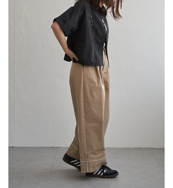 VENCE share style「はしごレースビッグシャツ」|シャツ・ブラウス|