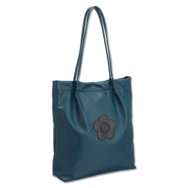 MARY QUANT「デイジーパッチソフト トート」|トートバッグ|ブルー