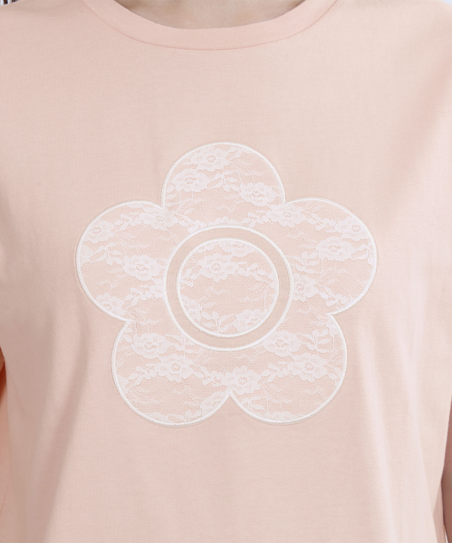 MARY QUANT「レースデイジー Tシャツ」|Tシャツ・カットソー|