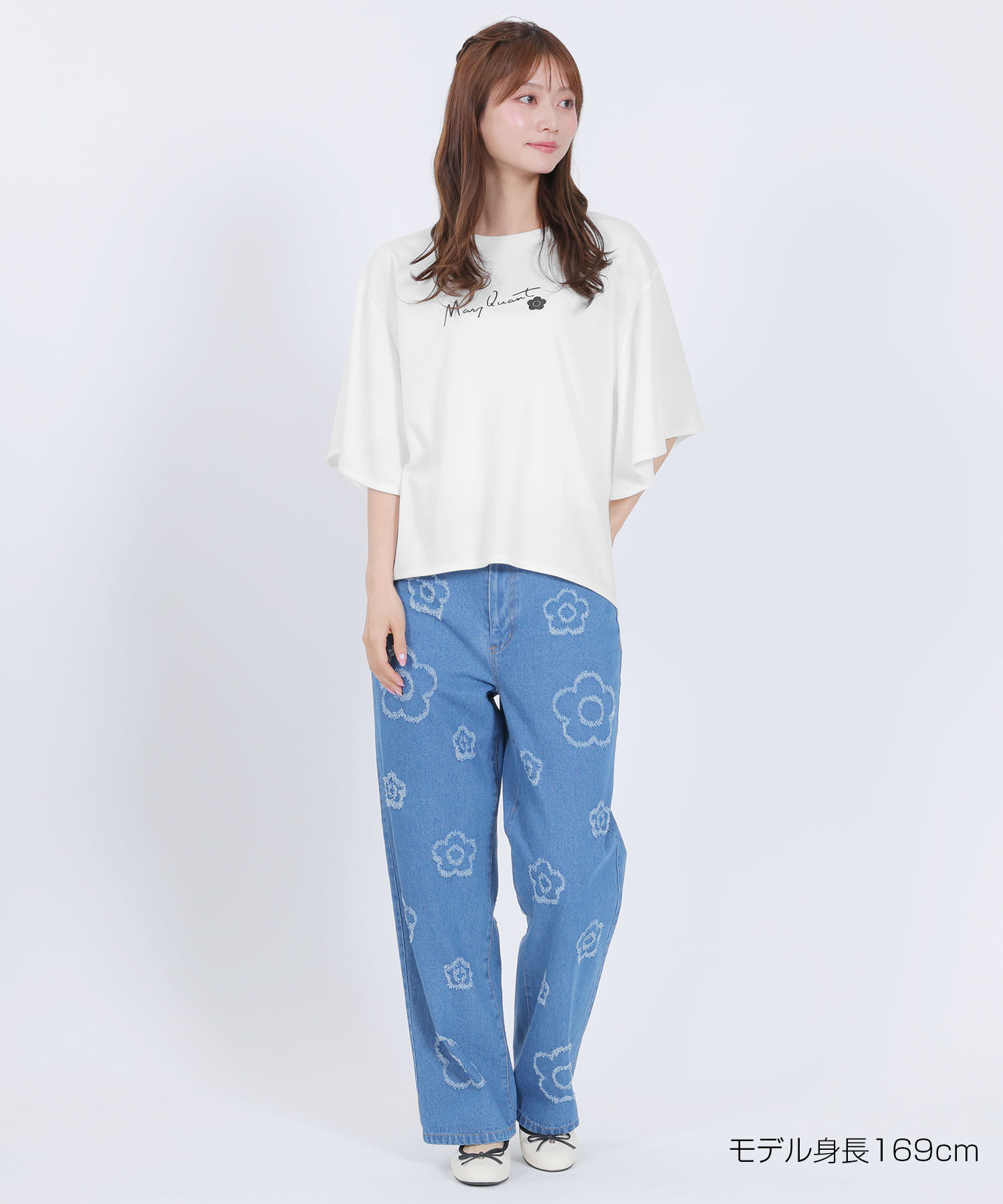 MARY QUANT「サインロゴフレア Tシャツ」|Tシャツ・カットソー|